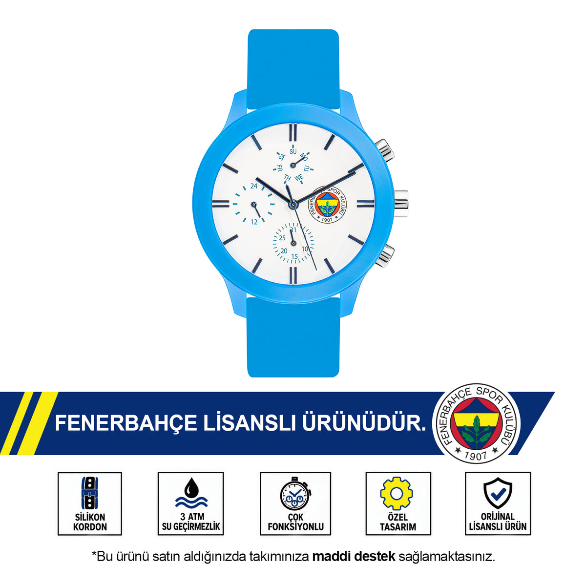 Fenerbahçe Quantum Blue Wristwatch HA036UDS07