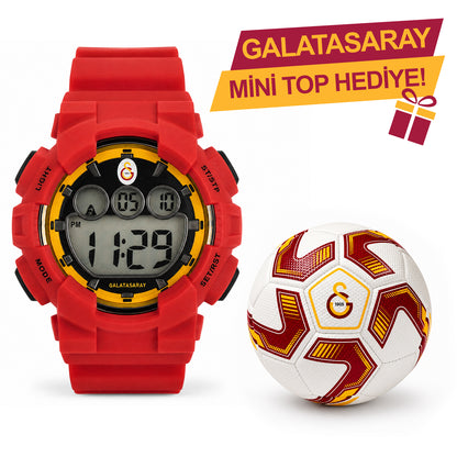 Galatasaray Digital Wristwatch U13599 - GS Keychain Included as a Gift
