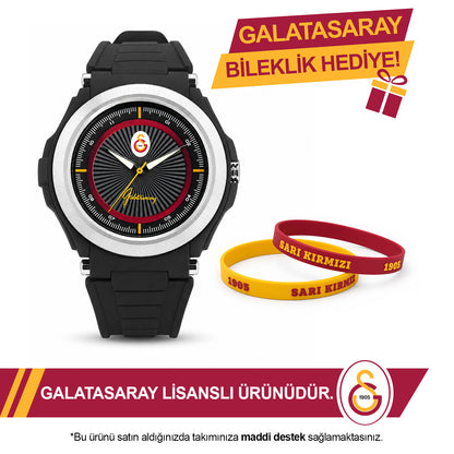 Galatasaray Wristwatch U13610 - GS Keychain Included as a Gift