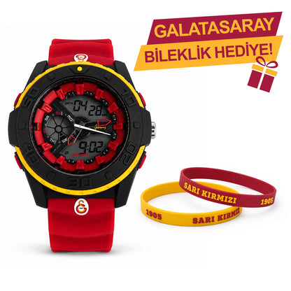 Galatasaray Kol Saati U13947 - GS Bileklik Hediyeli