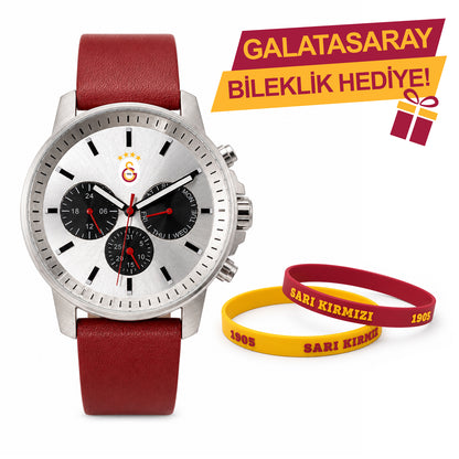 Galatasaray Lisanslı Kol Saati U21326 - GS Bileklik Hediyeli