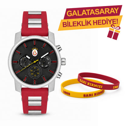 Galatasaray Lisanslı Kol Saati U21400 - GS Bileklik Hediyeli