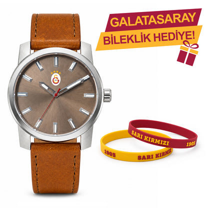 Galatasaray Lisanslı Kol Saati U21406 - GS Bileklik Hediyeli