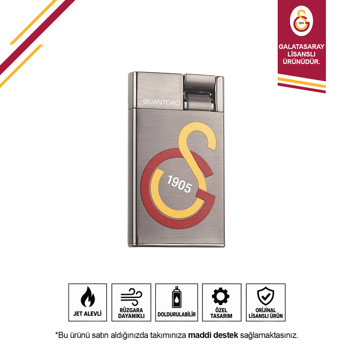 Galatasaray Premium Jet Boxed Fan Lighter QT-1