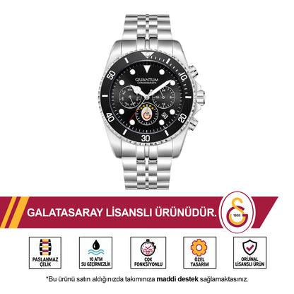 Galatasaray Quantum 5 Yıldızlı Kol Saati 25/M1 U251563 - GS KUPA HEDİYELİ