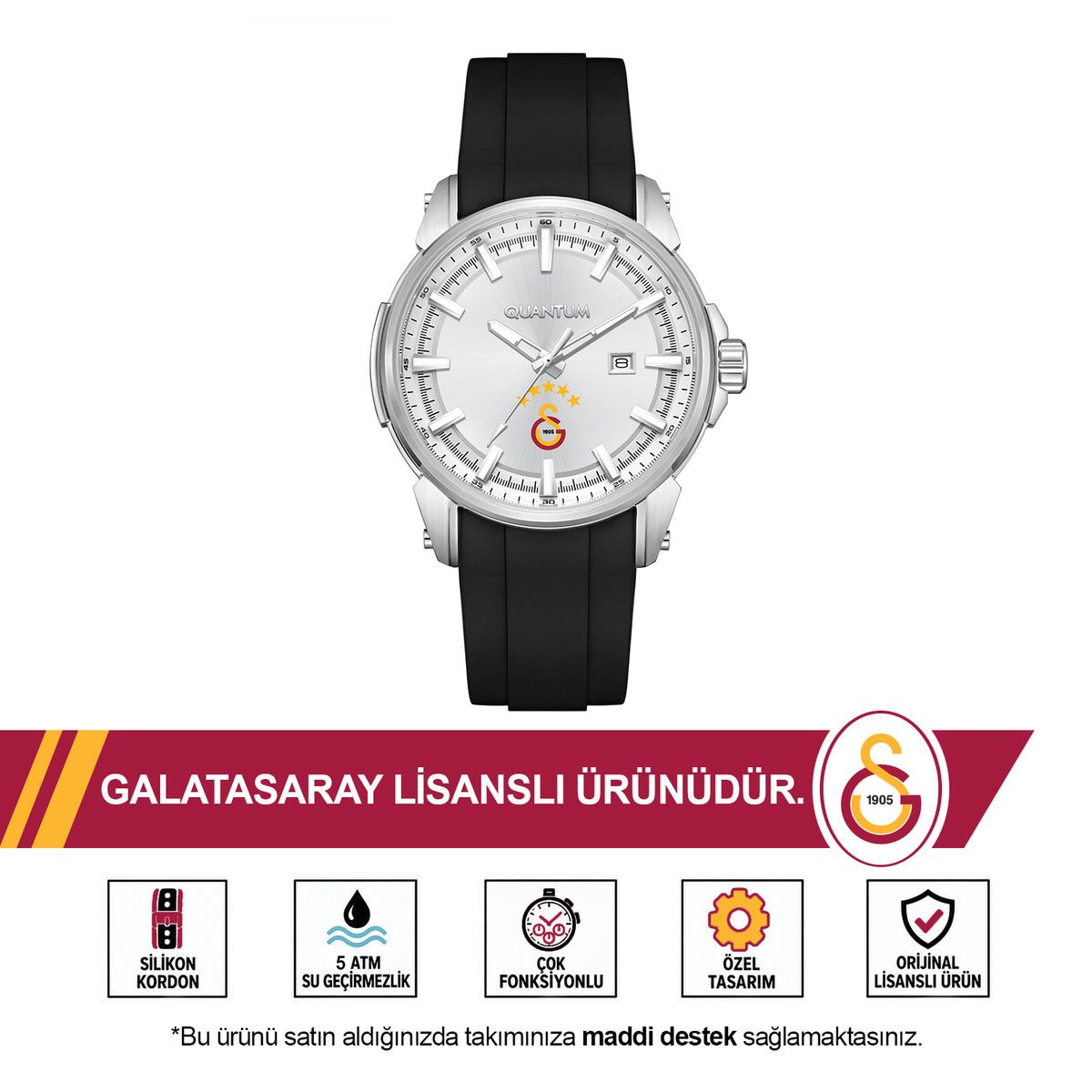 Galatasaray Quantum Kol Saati U252362 SG-3 - GS KUPA HEDİYELİ