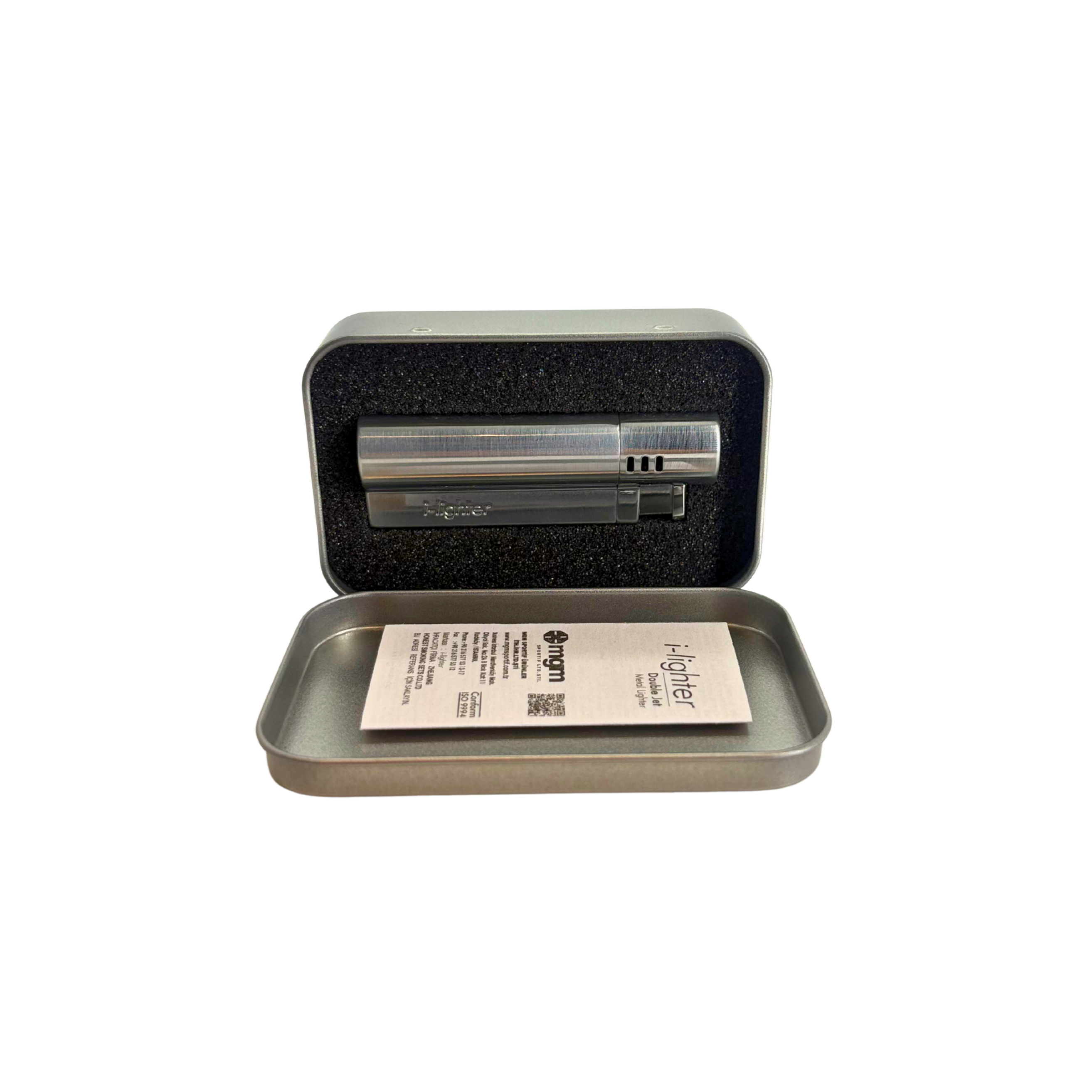 i-lighter 815 Double Jet Gri Çakmak