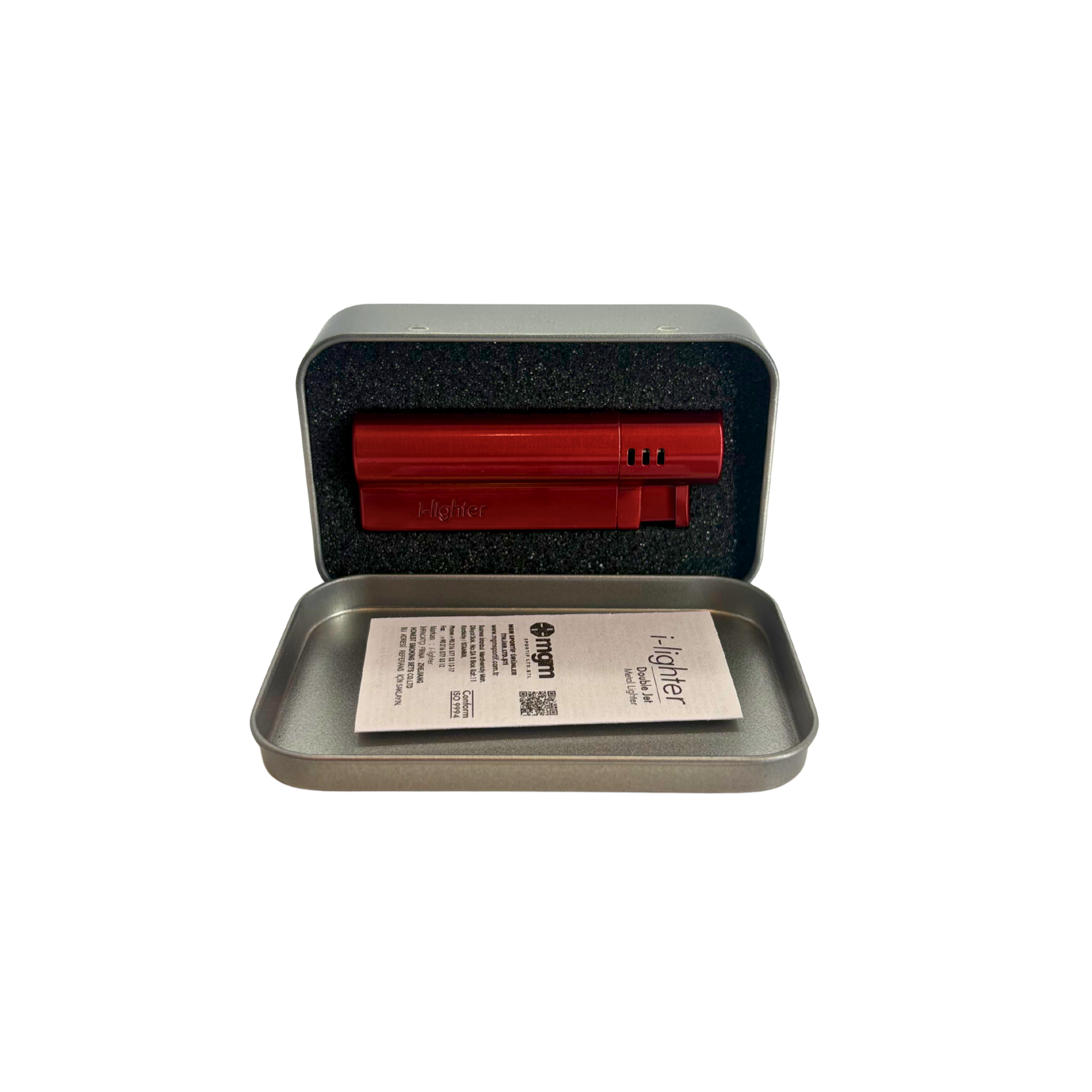 i-lighter 815 Double Jet Kırmızı Çakmak
