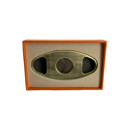 QNN Deri Kılıflı Bronz Puro Kesici