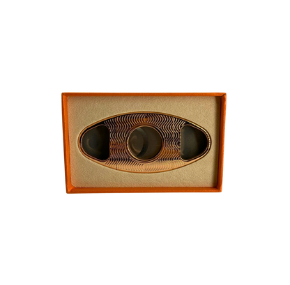 QNN Deri Kılıflı Rosegold Puro Kesici