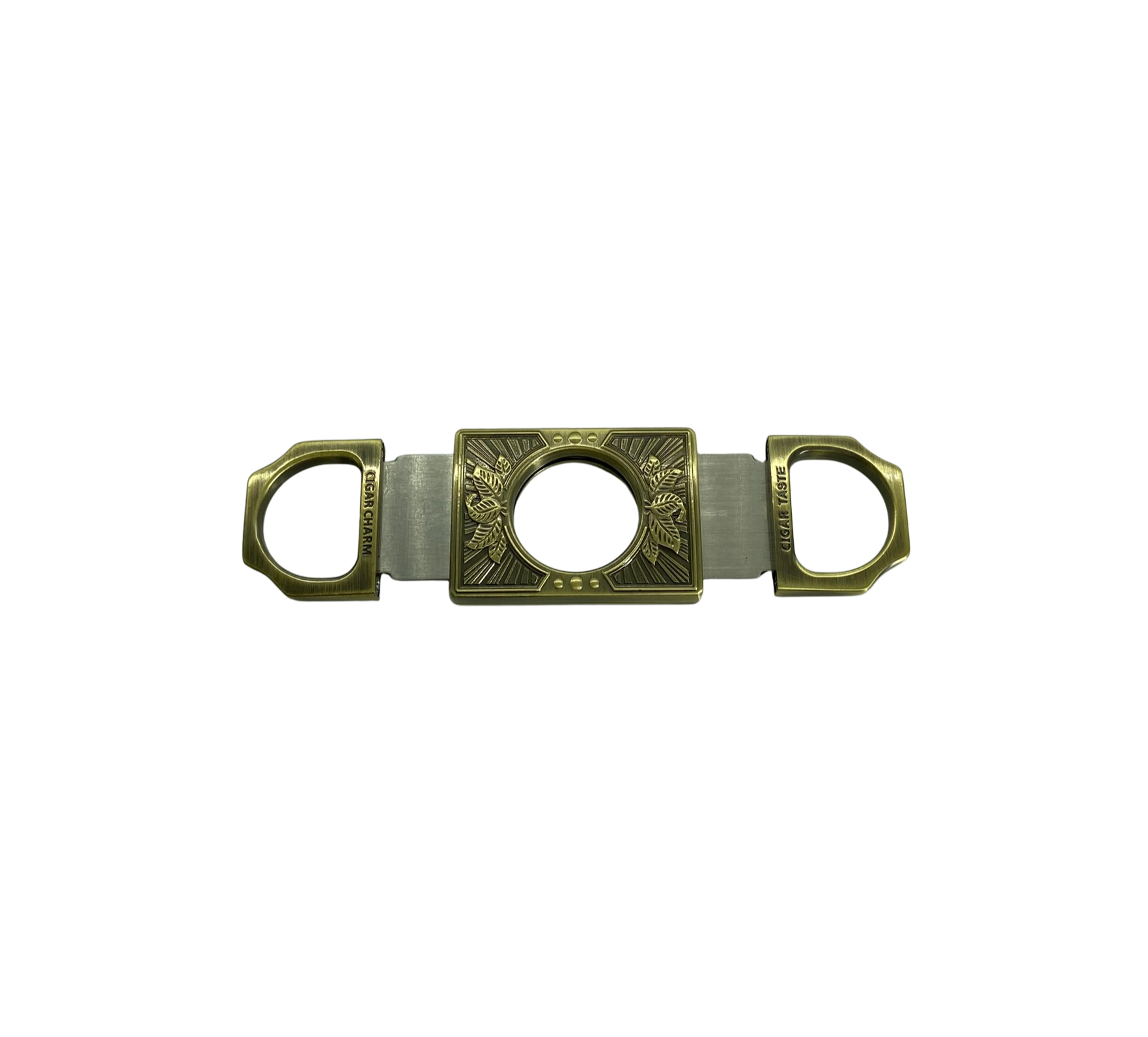 QNN Deri Kılıflı Bronz Puro Kesici