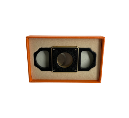 QNN Deri Kılıflı Siyah Puro Kesici