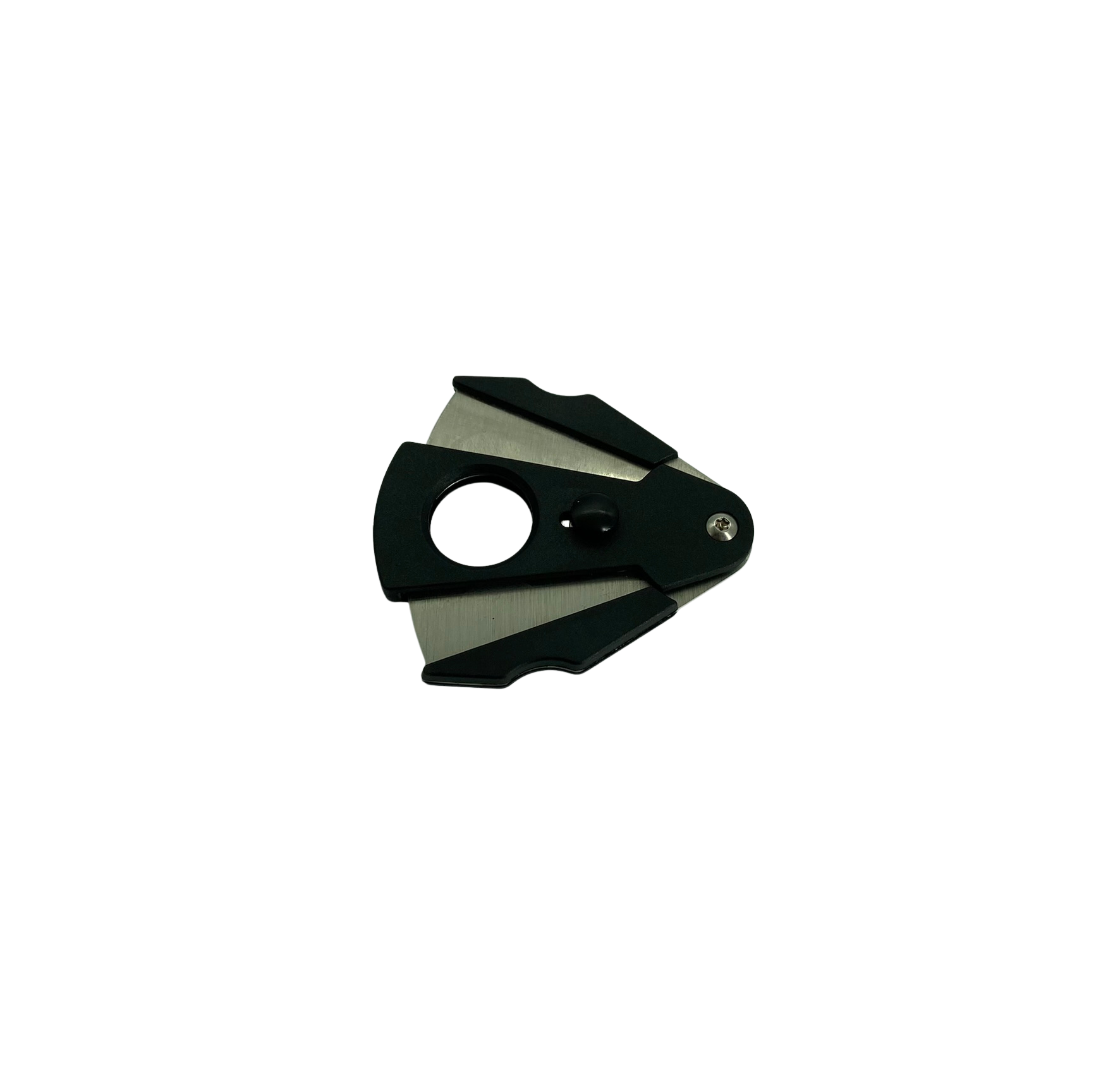 QNN Deri Kılıflı Kelebek Dizayn Siyah Puro Kesici