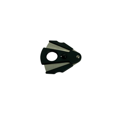 QNN Deri Kılıflı Kelebek Dizayn Siyah Puro Kesici