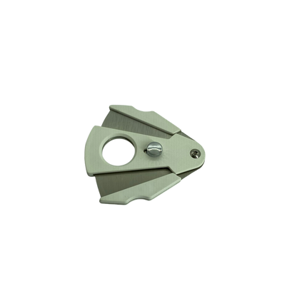 QNN Deri Kılıflı Kelebek Dizayn Beyaz Puro Kesici