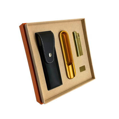 QNN Altın Renkli Puro Seti