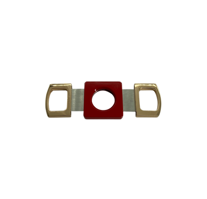 QNN Kırmızı-Rosegold Köşeli Puro Kesici