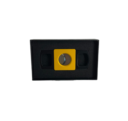 QNN Sarı-Siyah Köşeli Puro Kesici