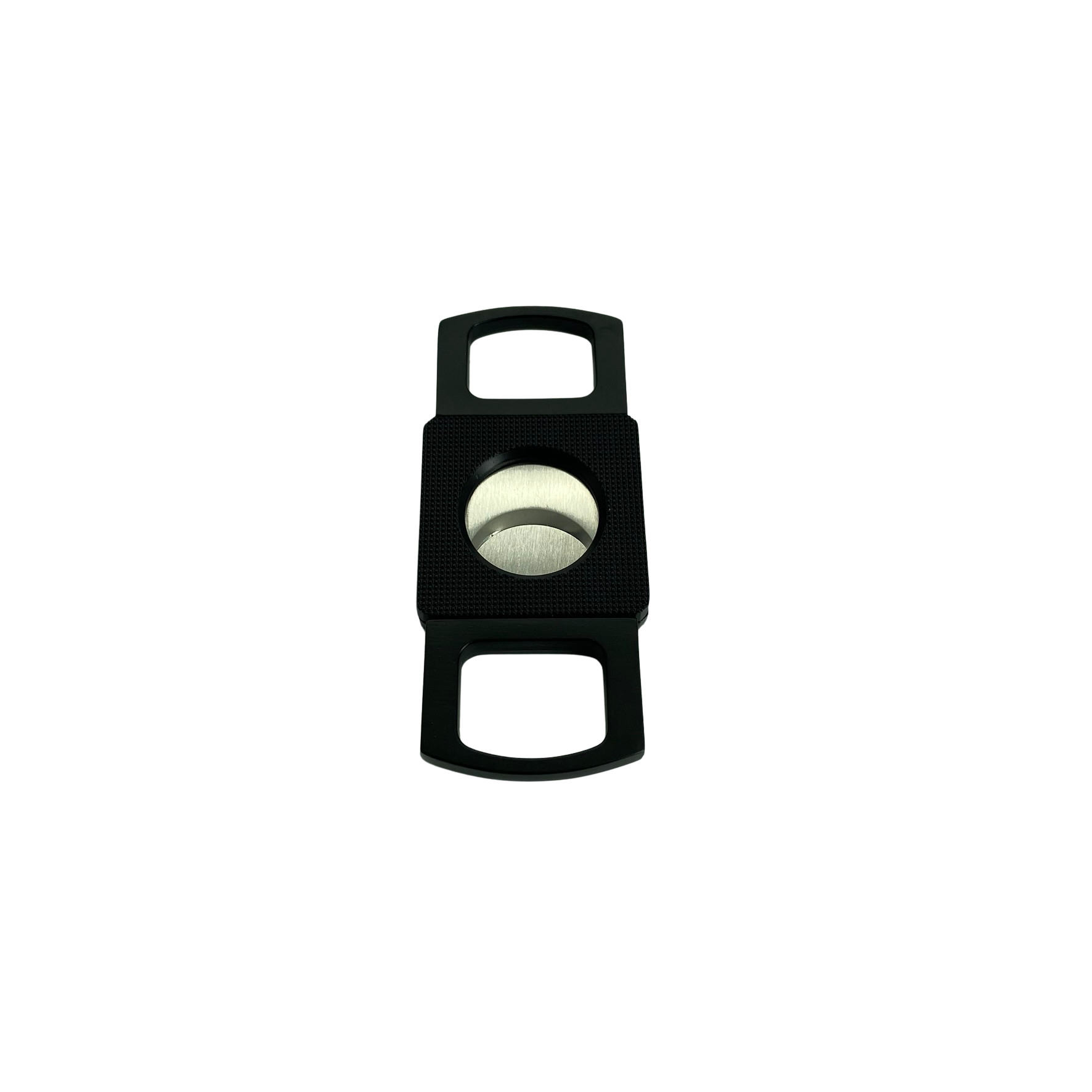 QNN Black Matte Body Patterned Angled Cigar Cutter – Quantoro