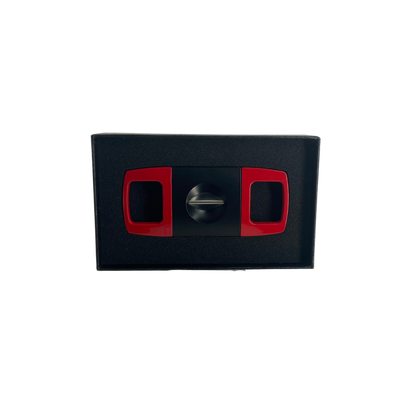 QNN V-Kesim Siyah-Kırmızı Puro Kesici