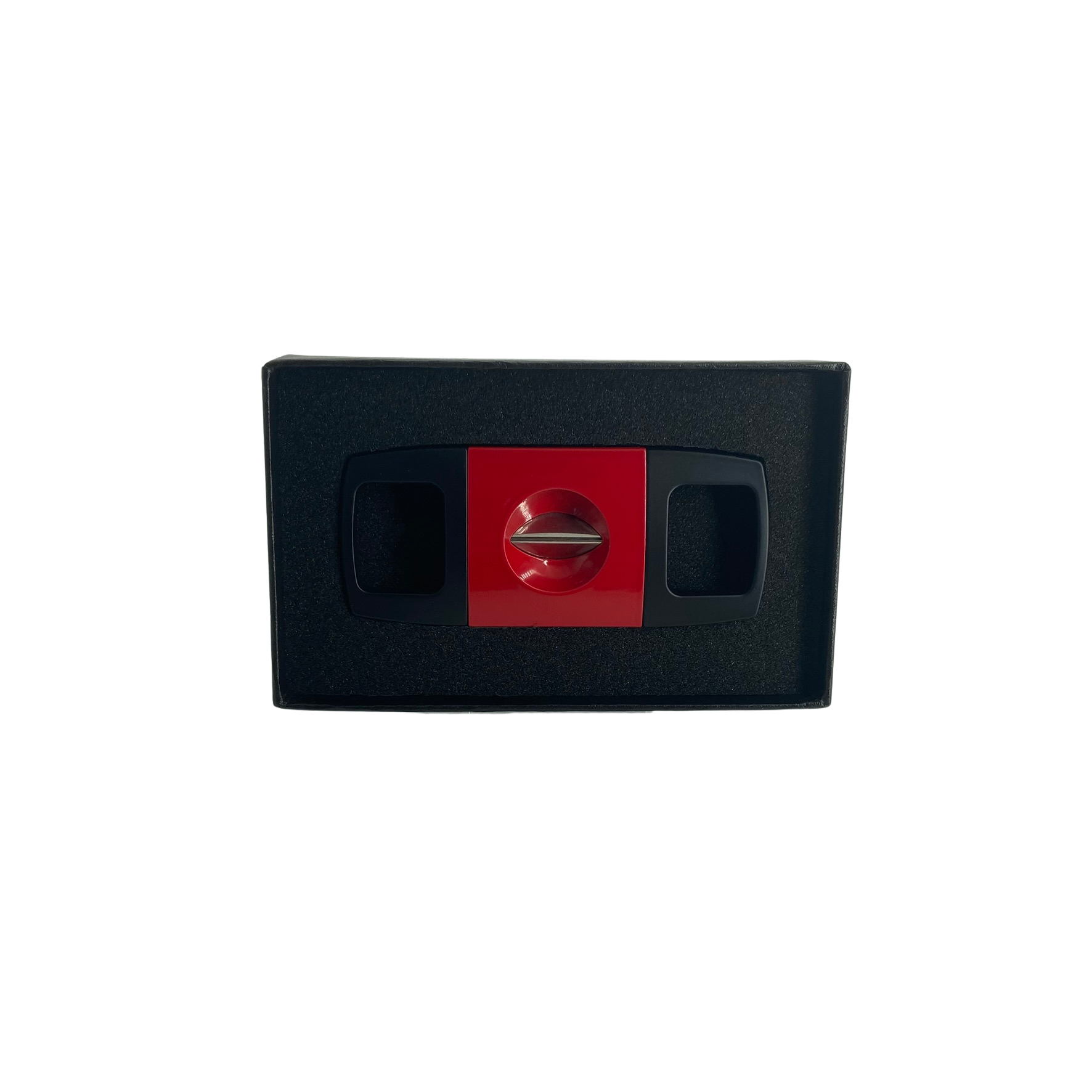 QNN V-Kesim Kırmızı-Siyah Puro Kesici