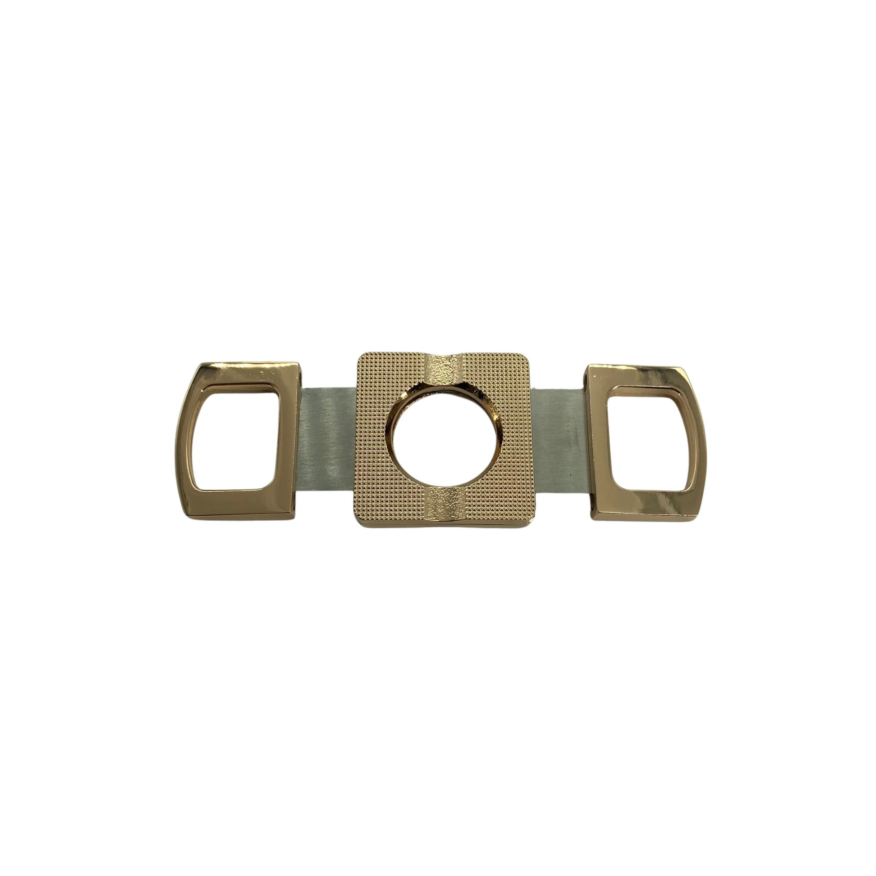 QNN Rosegold Gövdesi Desenli Köşeli Puro Kesici