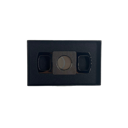 QNN Füme Gövdesi Desenli Köşeli Puro Kesici