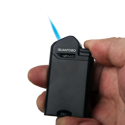 Quantoro Metal Jet Çakmak E-Black