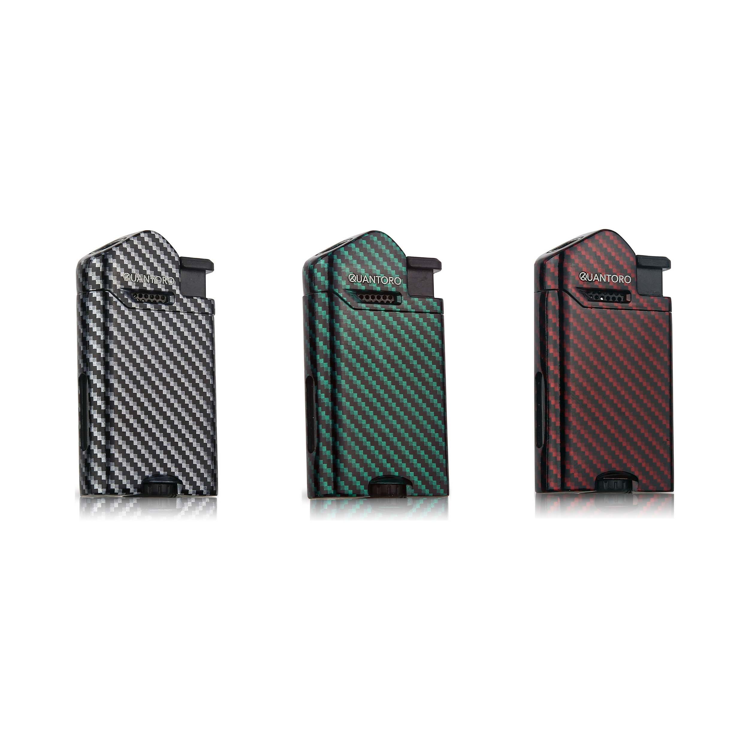 Quantoro Metal Jet Çakmak Green Carbon