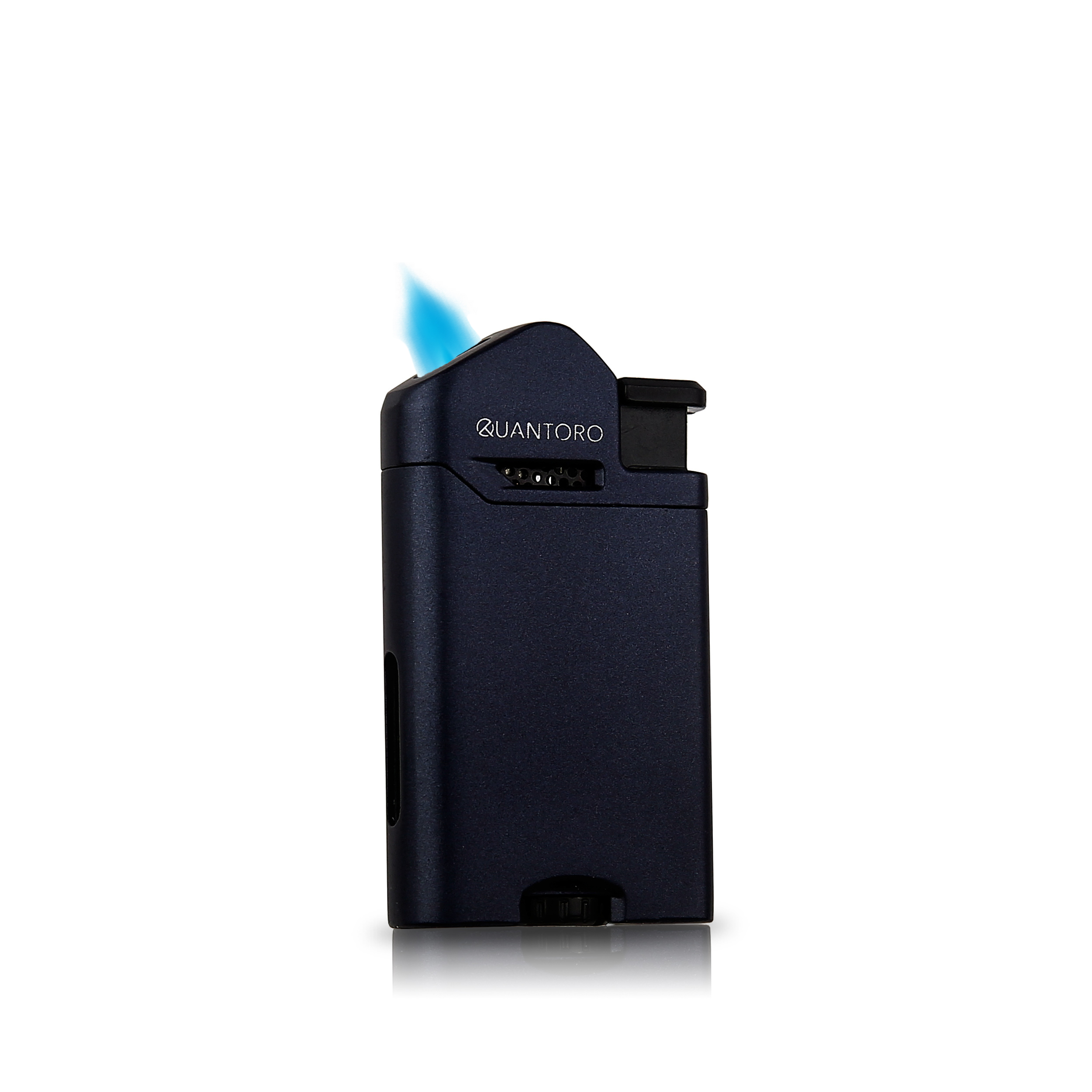 Quantoro Metal Perde Jet Çakmak Blue