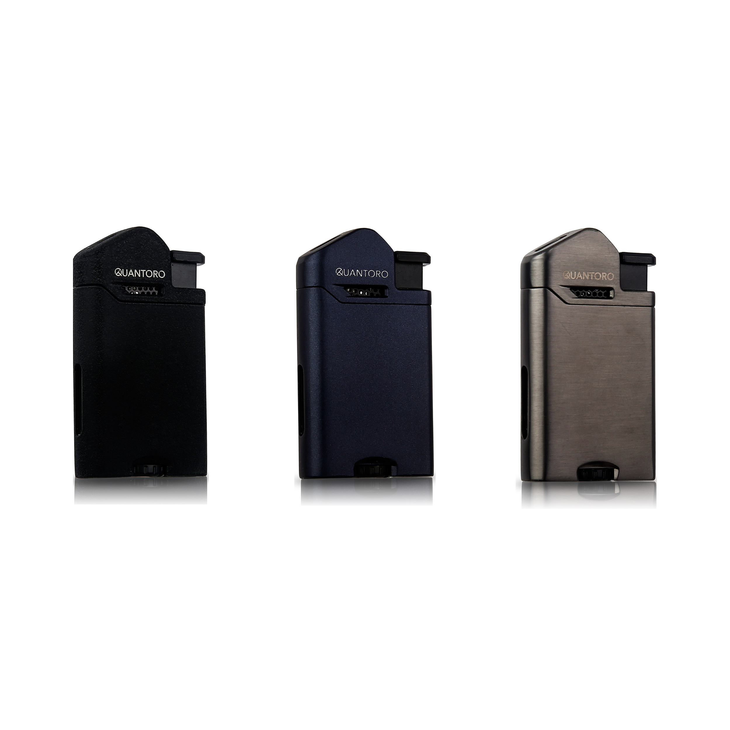 Quantoro Metal Perde Jet Çakmak Gunmetal