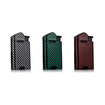 Quantoro Metal Perde Jet Çakmak Red Carbon