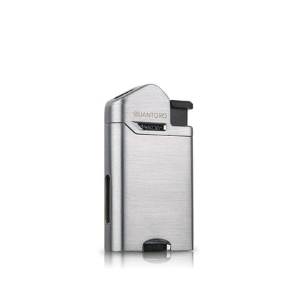 Quantoro Metal Perde Jet Çakmak Silver