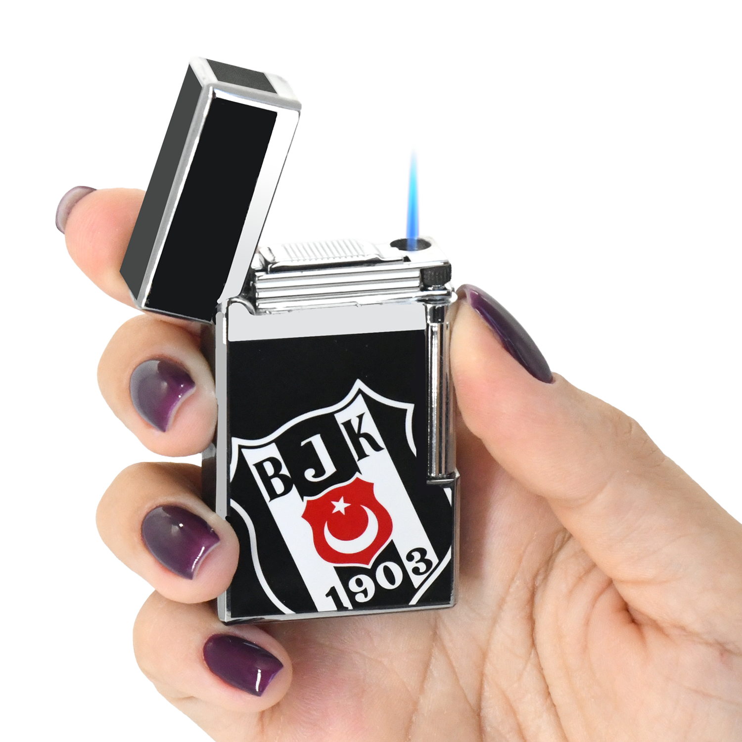 Beşiktaş Lisanslı Delicili Jet Taraftar Çakmak DP-01