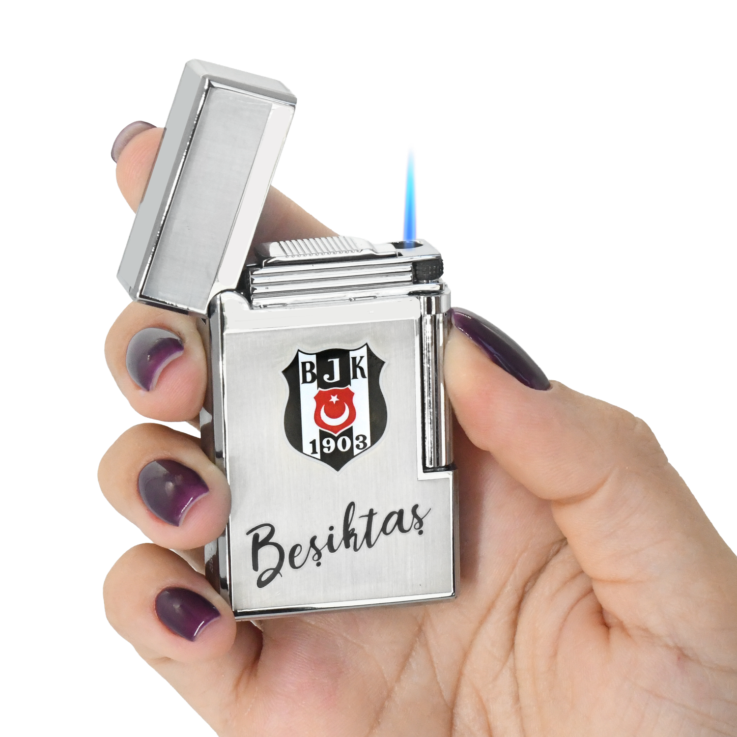 Beşiktaş Lisanslı Delicili Jet Taraftar Çakmak DP-02