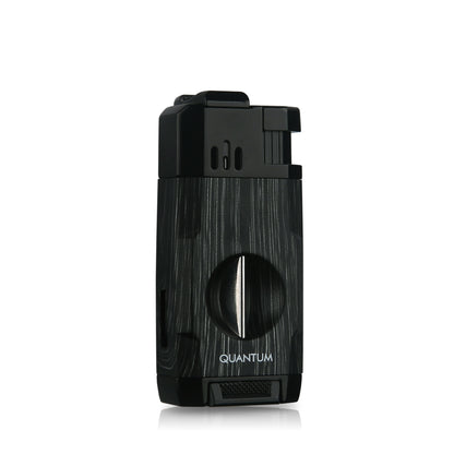 MGM-15 Black Wood Çift Torch Jet Alev V-Cut Çakmak