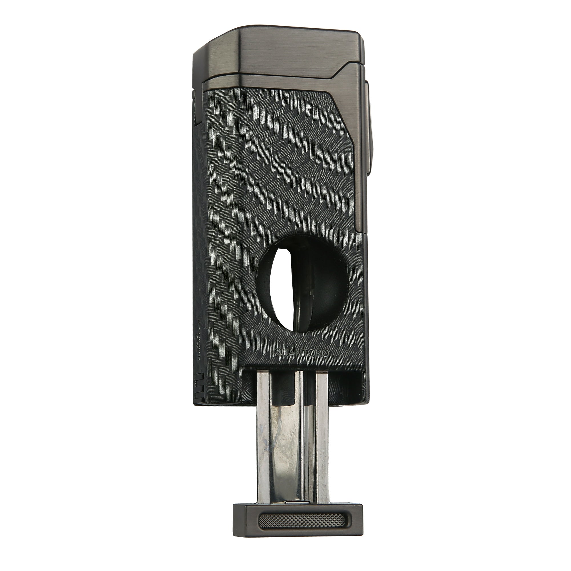 Quantoro MGM05-31 Kesicili Dörtlü Jet Alev Gunmetal Çakmak