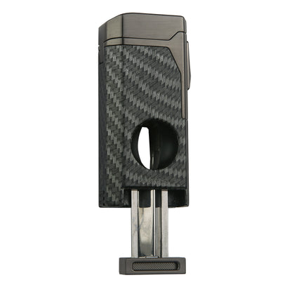 Quantoro MGM05-31 Kesicili Dörtlü Jet Alev Gunmetal Çakmak