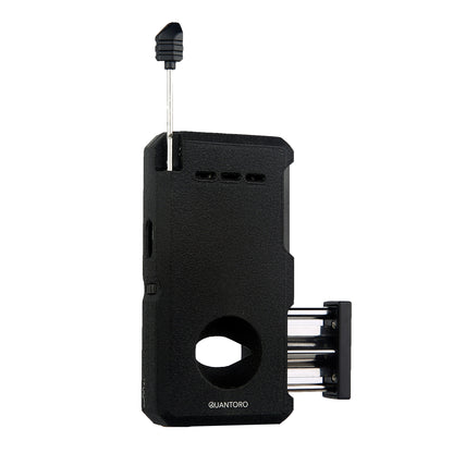 Quantoro MGM05-32 Kesicili Delicili İğneli Çift Jet Alev Gold Crackle Çakmak