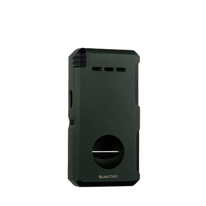 Quantoro MGM05-32 Kesicili Delicili İğneli Çift Jet Alev Green Crackle Çakmak