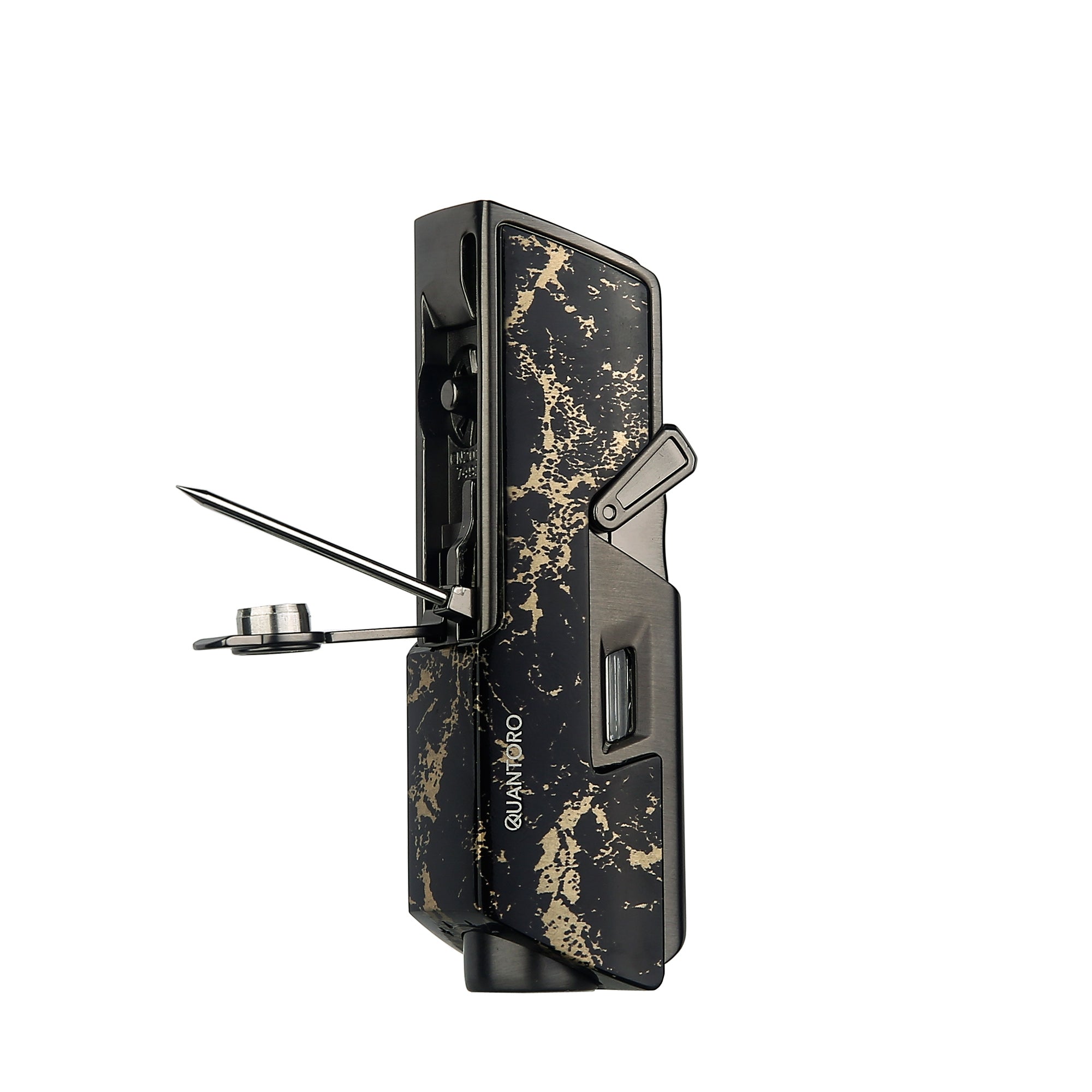 Quantoro MGM05-36 Delicili İğneli Jet Alev Green Carbon Çakmak