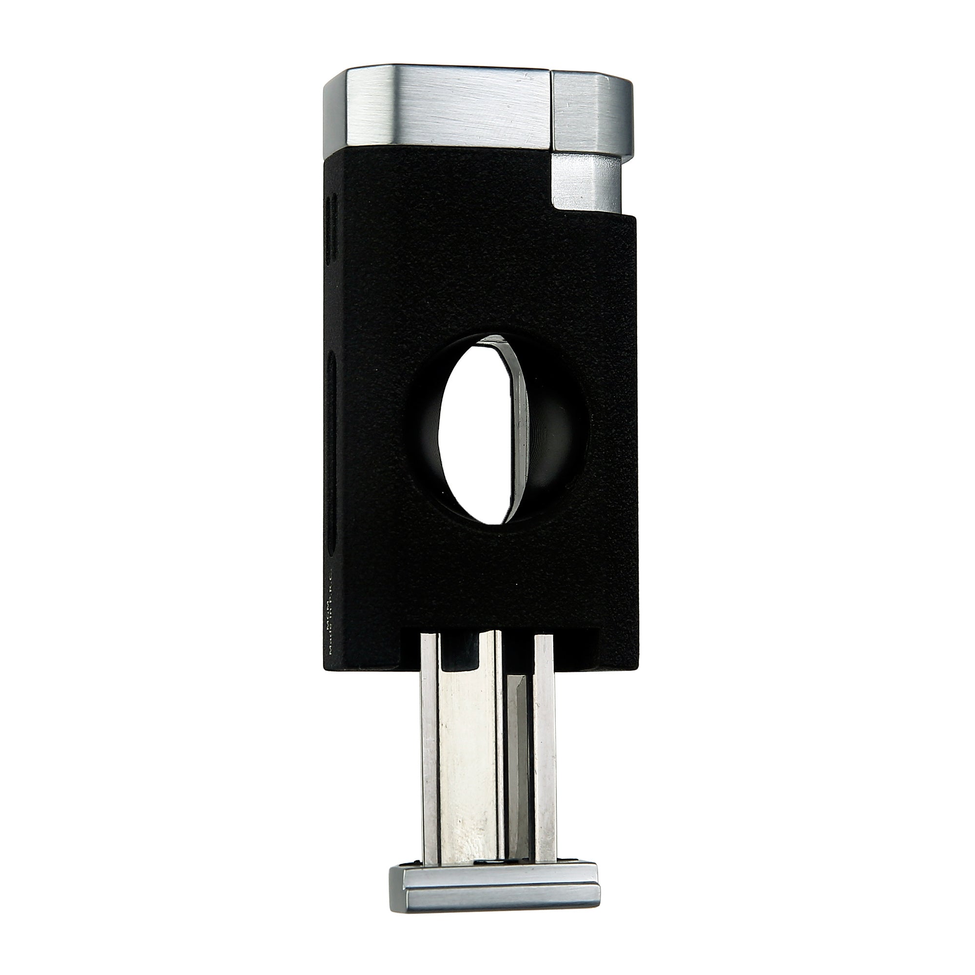 Quantoro MGM05-39 Kesicili Üçlü Jet Alev Chrome Black Çakmak