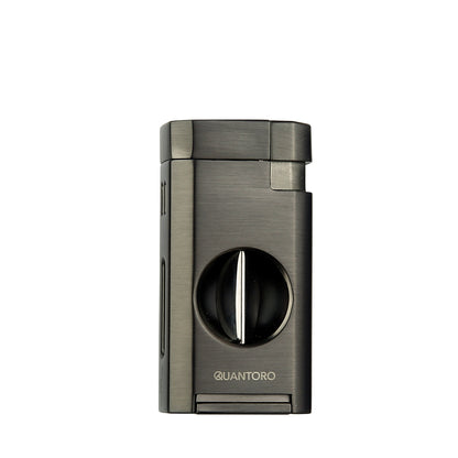 Quantoro MGM05-39 Kesicili Üçlü Jet Alev Gunmetal Çakmak