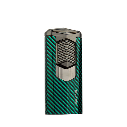 Quantoro MGM05-41 Delicili Üçlü Jet Alev Green Carbon Çakmak