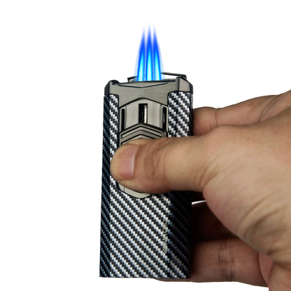 Quantoro MGM05-41 Delicili Üçlü Jet Alev Gunmetal Çakmak