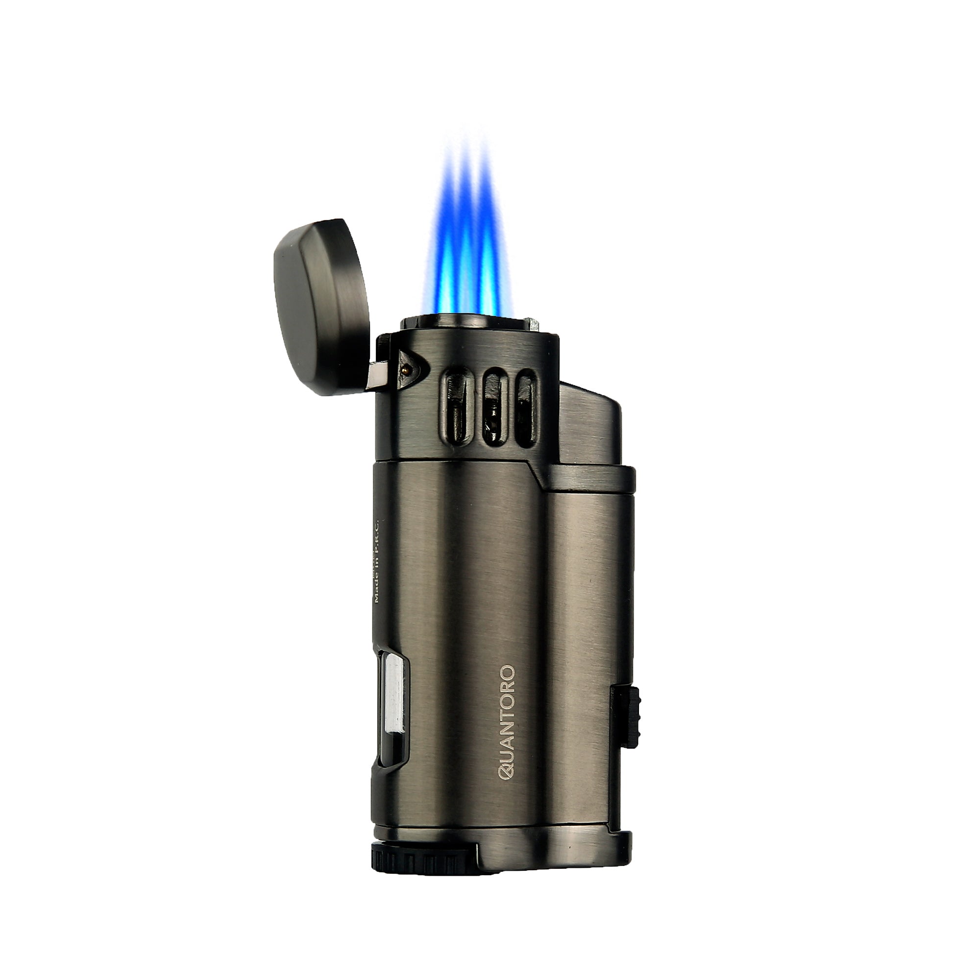 Quantoro MGM05-43 Delicili Üçlü Jet Alev Chrome Çakmak