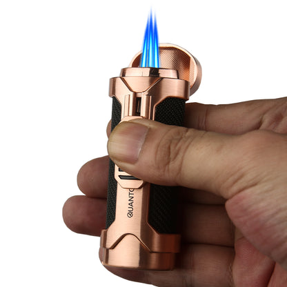 Quantoro MGM05-48 Delicili Üçlü Jet Alev Rose Gold Çakmak