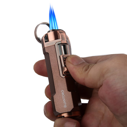 Quantoro MGM05-53 Üçlü Jet Alev Copper Çakmak