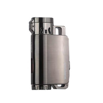 Quantoro MGM05-54 Üçlü Jet Alev Gunmetal Çakmak