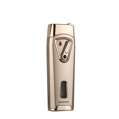 Quantoro MGM05-55 Çift Jet Alev Pearl Gold Çakmak